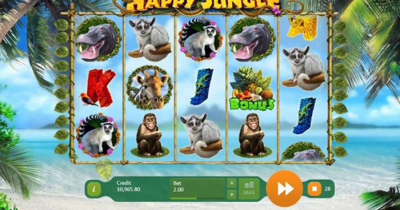 今すぐ無料で オンラインスロットHappy Jungle (提供：Playson)で遊ぶ｜Ecasinos.jp